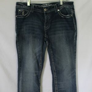 Paisley Sky Denim Jeans Straight Leg bootcut Womens Size 10